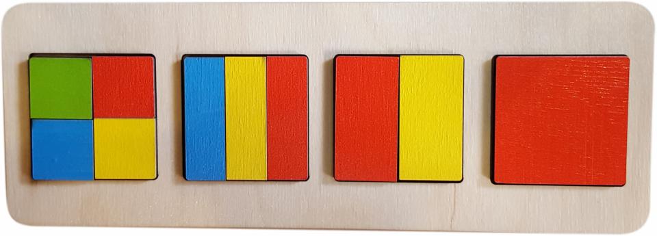 Géométrie "Квадраты" art.7938 (дерево) 29,5х10,5/45