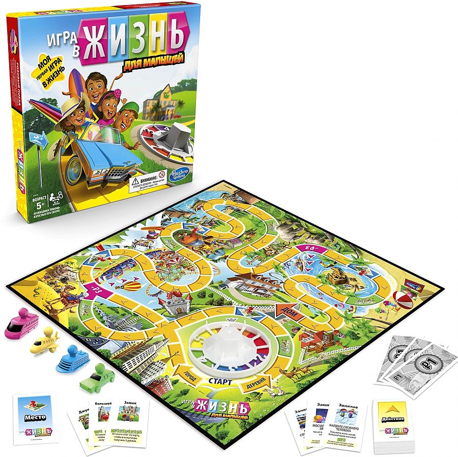 Hasbro Hast. jeu "Игра в жизнь. Джуниор" арт.Е6678