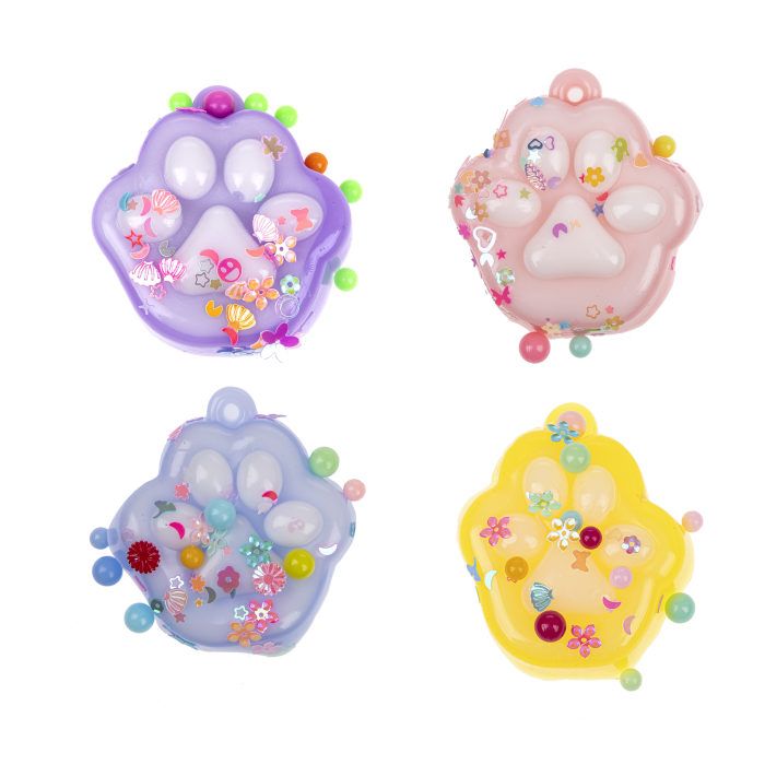 Жмяка "Лапка" 4 шт. dans un assortiment. 6*6,5 cm art.Т26293