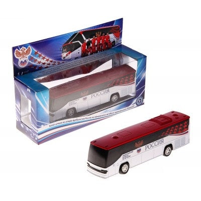 Автобус Сборной России по футболу арт.МФК12003 (металл) Звук + Свет