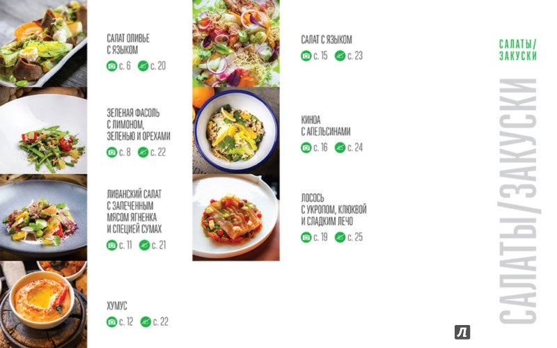 Ресторанные ведомости. Меню для столовых и кулинарий от звездных шеф-поваров