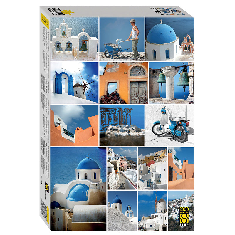 Étape. Pazl 2000 art.84055 "Остров Санторини, Греция"