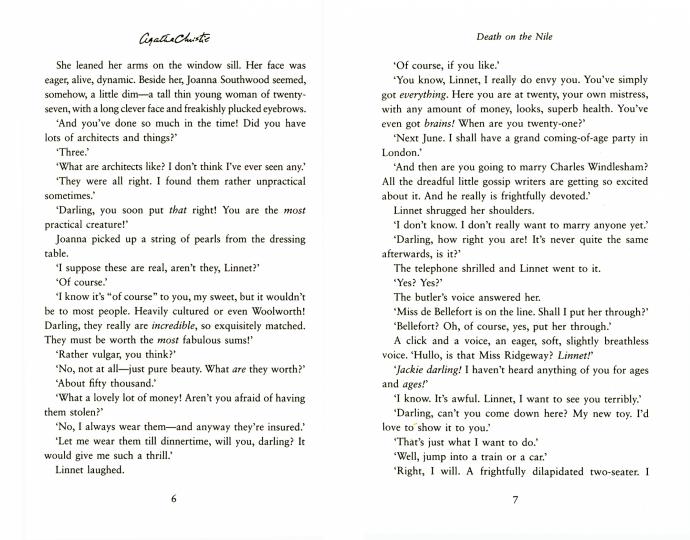 Harper. Mort sur le Nil