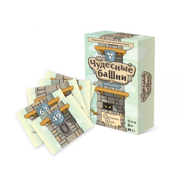 НАСТОЛЬНАЯ ИГРА "ЧУДЕСНЫЕ БАШНИ" в кор.44шт
