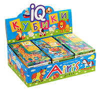 Умные кубики. Affichage №3. Figurine 6 pièces. МИКС 3 вида по 2 (В наборе 6 штук)