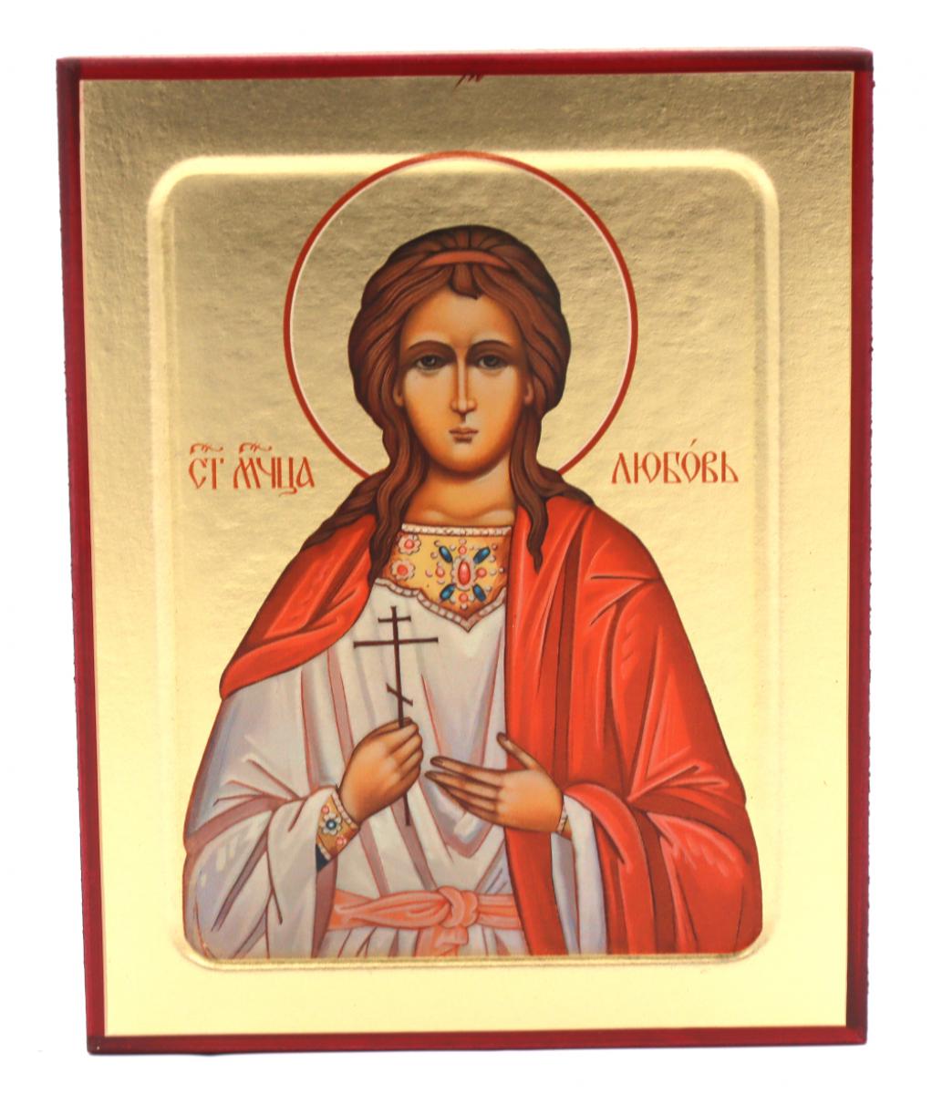 Икона Любови, мученицы (на дереве): 125 х 160