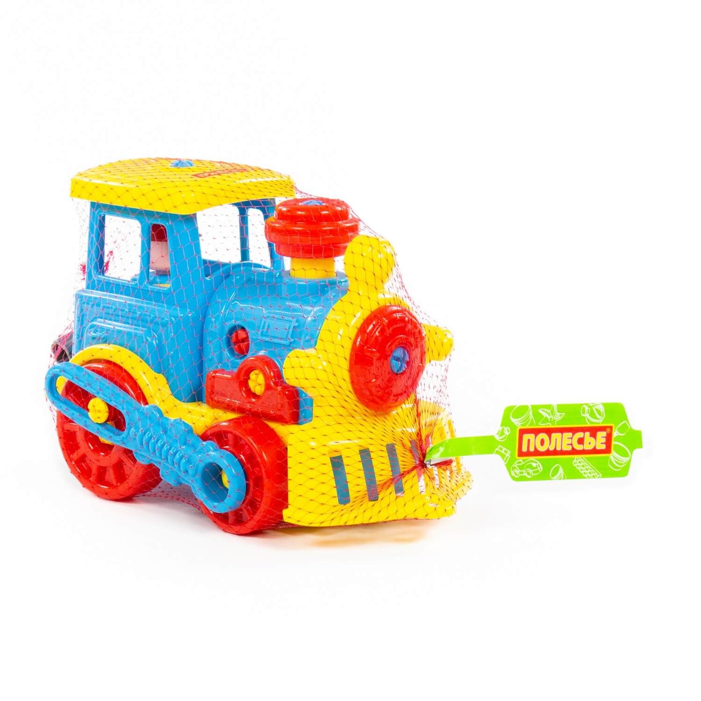Полесье. Конструктор-транспорт "Паровоз" арт.71255 (48 элементов) (в сеточке) /9
