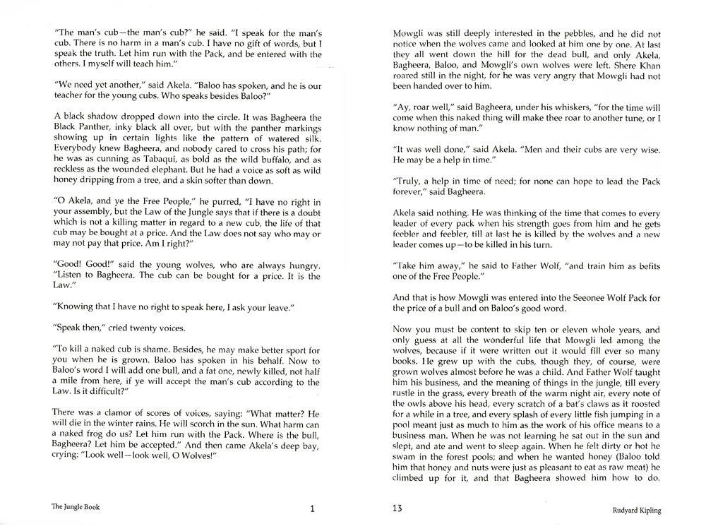 The Jungle Bookk = Книга джунглей: на англ.яз