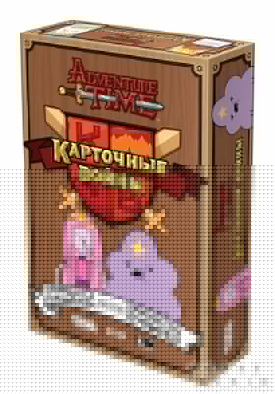 Наст.игра МХ "Время приключений: Карт. войны. Принцесса Бубыльгум против Принцессы Пупырки" art.1709