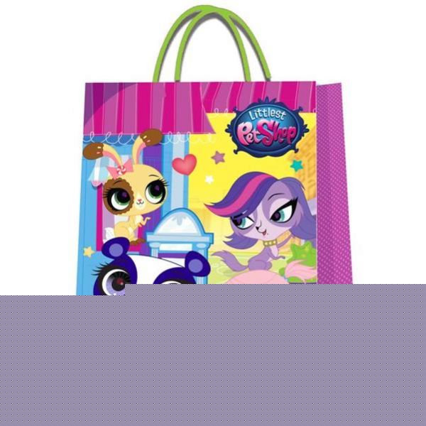 ПАКЕТ ПОДАРОЧНЫЙ "ВЕСЕЛЫЙ ПРАЗДНИК" PET SHOP. 33Х46Х20СМ, ГЛЯНЦЕВЫЙ В ПАК. УП-24ШТ в кор.3уп