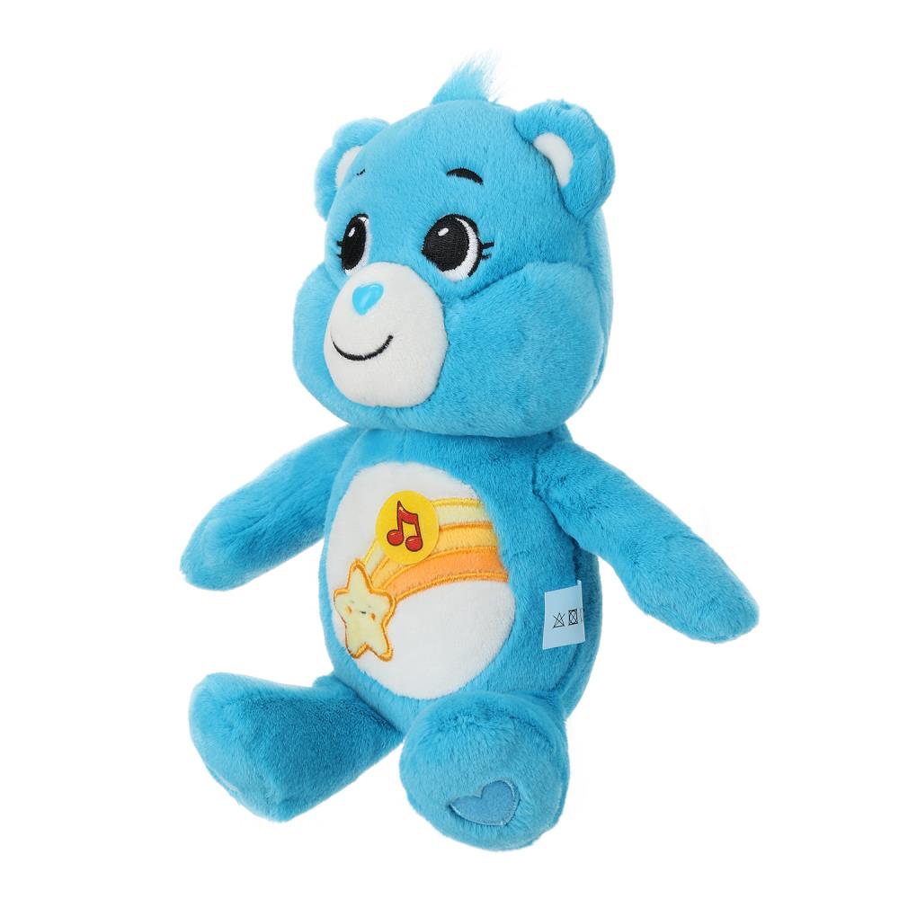 Игрушка мягкая мишка голубой 20см, озвуч Добрые игрушки в кор.24шт