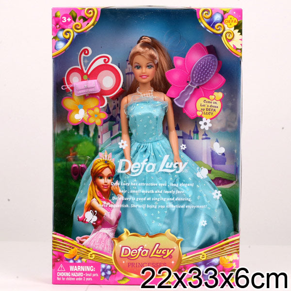 КУКЛА С АКСЕСС., ЦВЕТ ОДЕЖДЫ В АССОРТ. В КОР. 33*22*6СМ (С) в кор.2*18шт