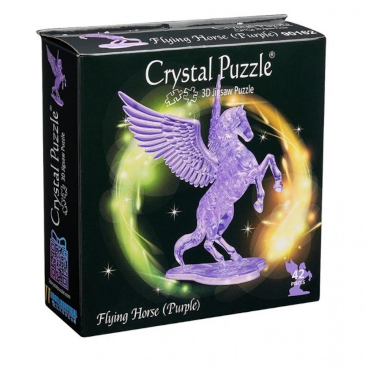 Puzzle en cristal 3D "Единорог фиолетовый"