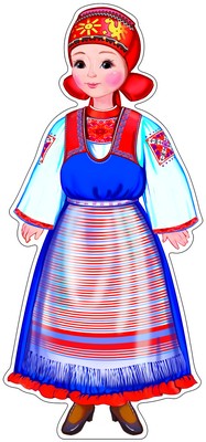 Ф-9681 Plaque de commande A3. Costume de sorcière dans le lac (avec ceintures dans le lac) - группа Костюмы