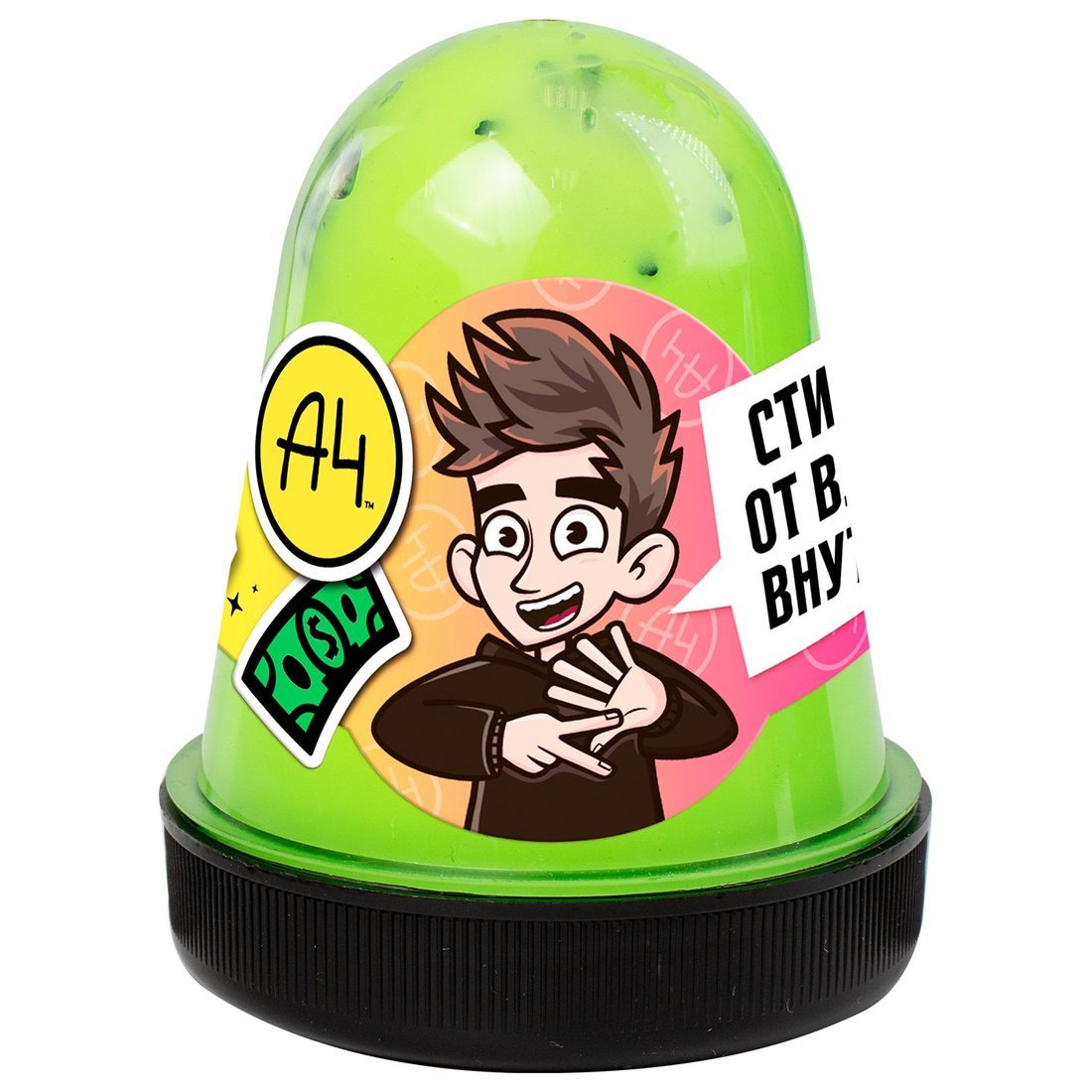 Jeu pour bébé TM «Slime», citron, 130 g. Влад А4 (ART.SLM063)