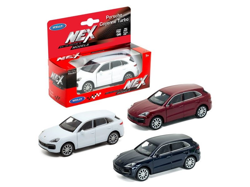 Eh bien. Machine 1:38 "Porsche Cayenne Turbo" disponible. мех., цвет в ассорт. art.43773W