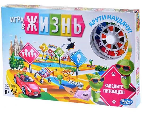 Hasbro Наст. игра "Игра в жизнь" арт.04000Н/E4304121/E4304 (фикс. цена)