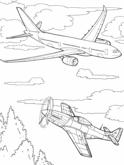 Большая книга раскрасок(F) - Transport