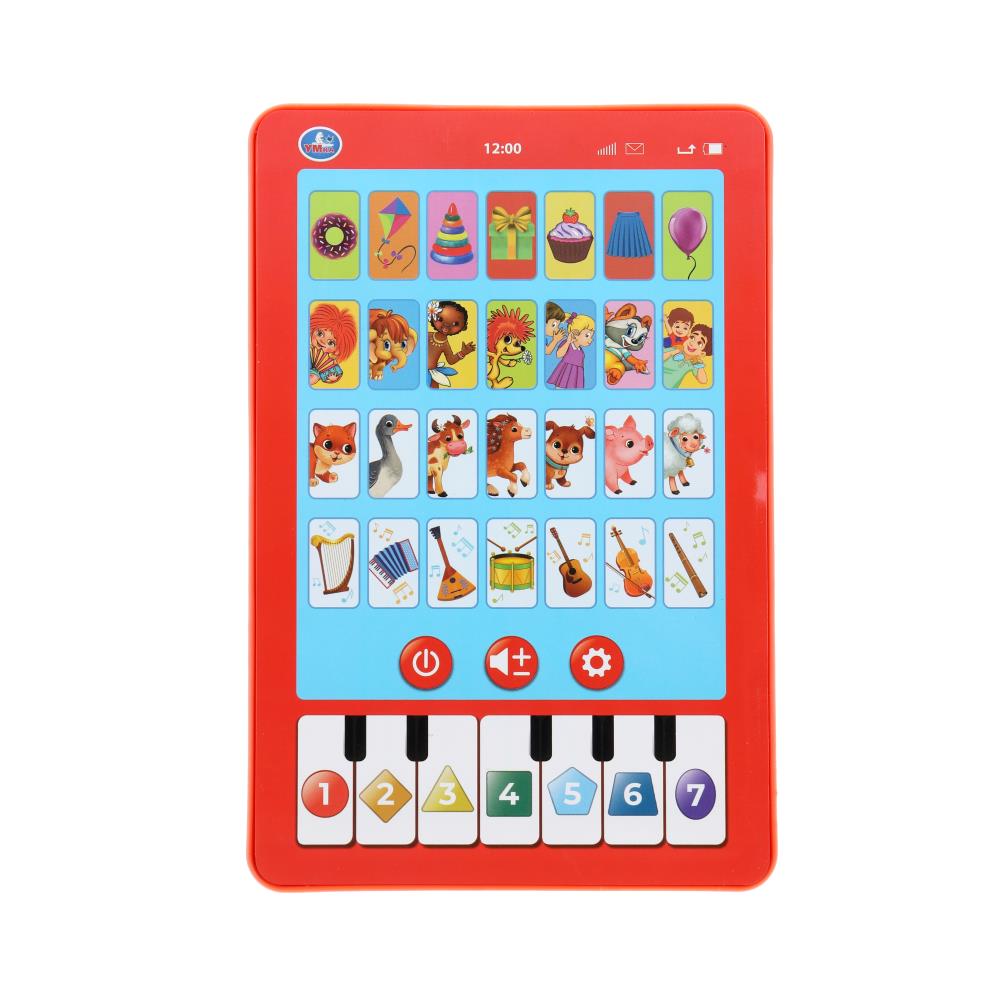 Обучающий mini-planшет 70 pièces, песен, звуков. sur le blister. Умка в кор.96шт