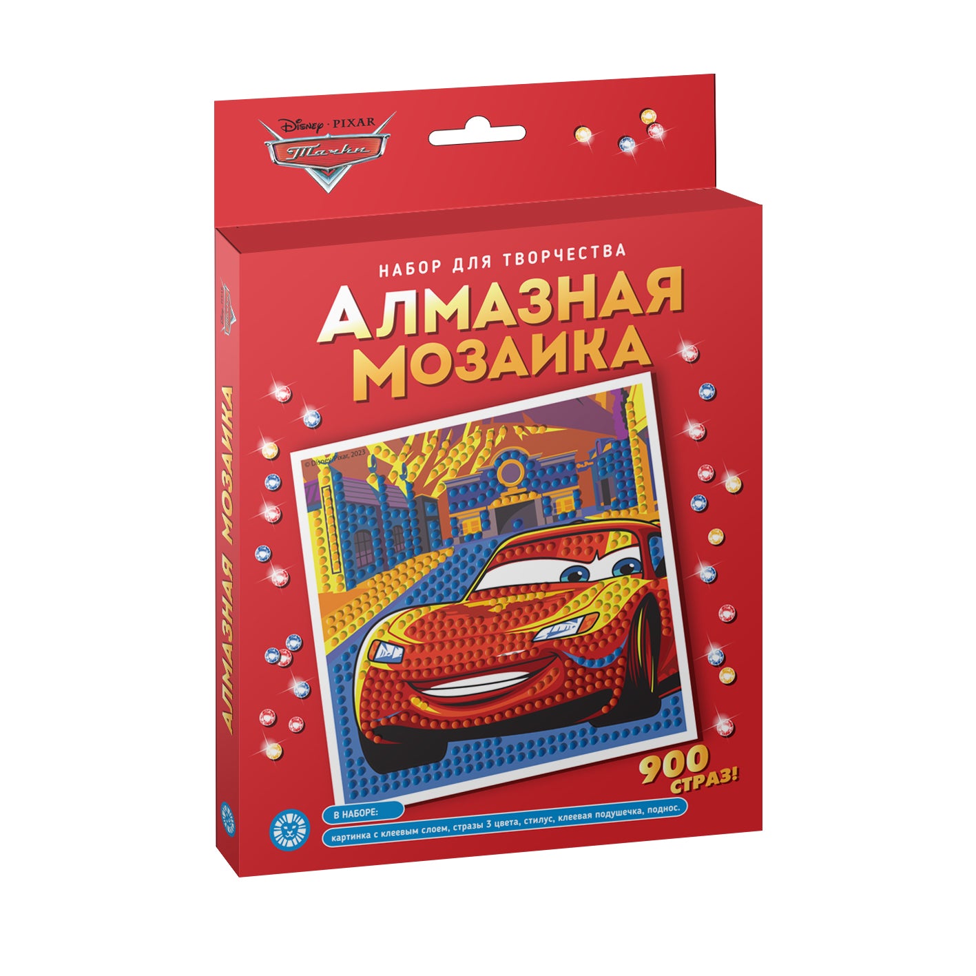 Тачки. Набор для творчества «Алмазная мозаика».