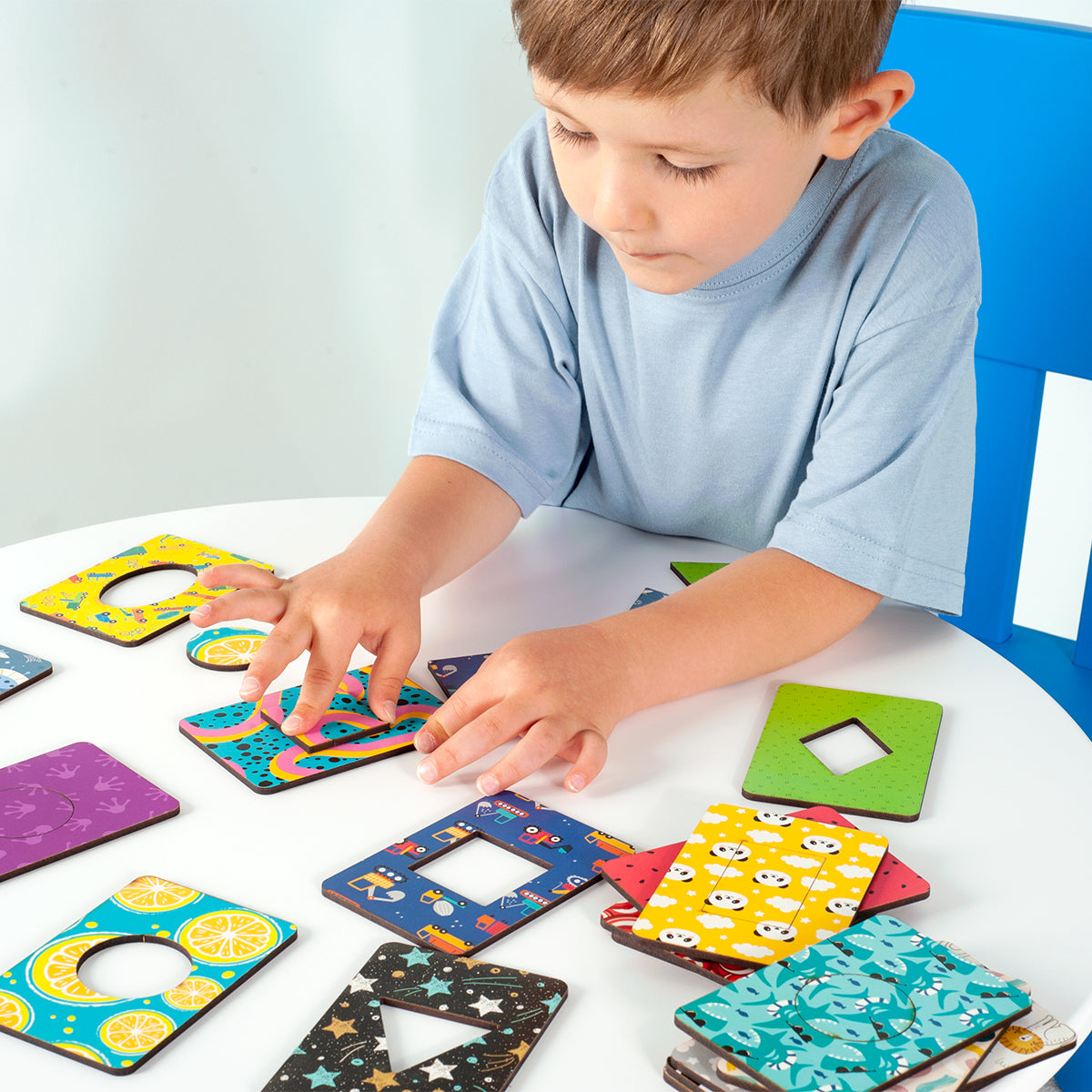 Игра настольная деревянная "Досочки Сегена" №2 (18 эл) Far far land Wood