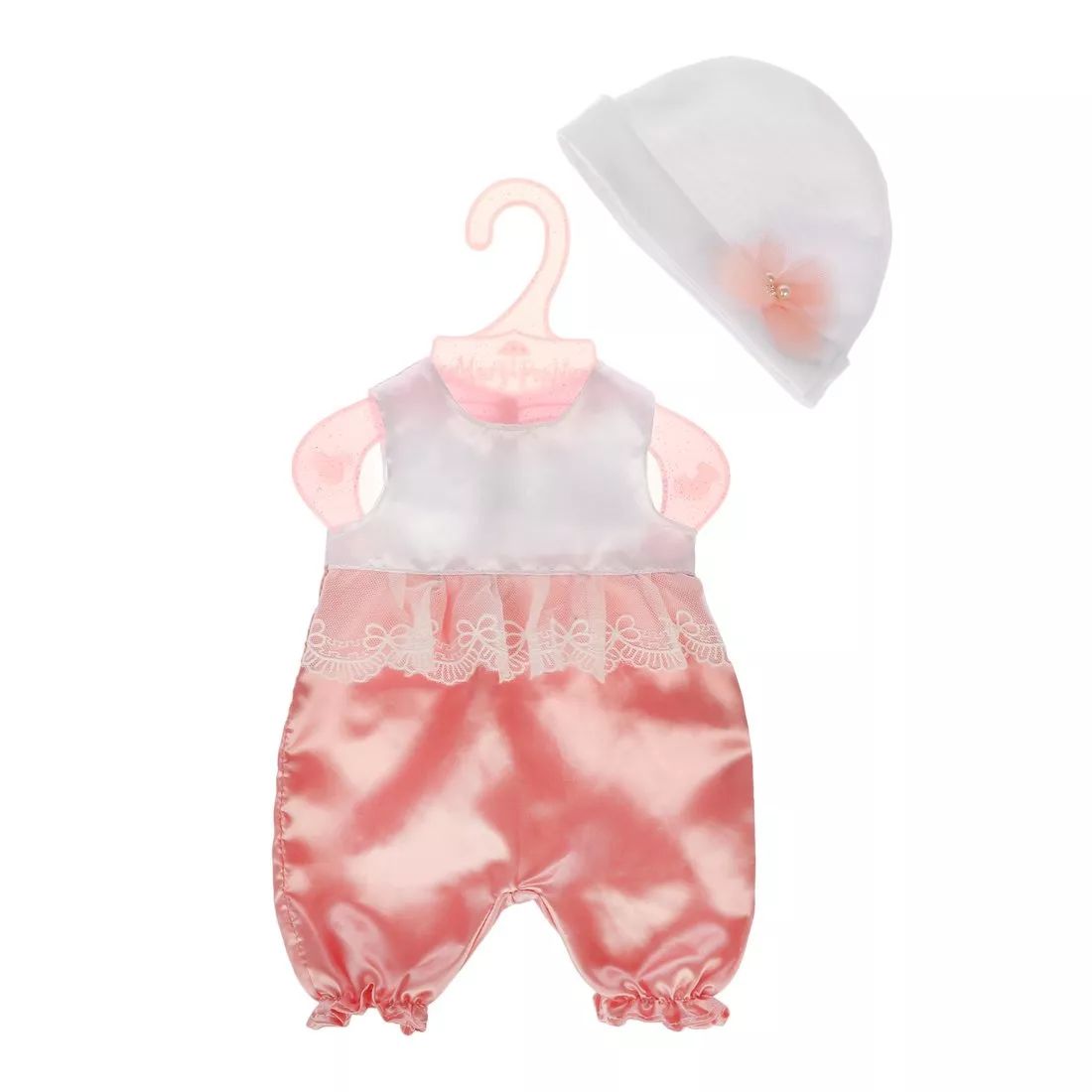 Mary Poppins. 452165 "Комбинезон с шапочкой. Кружева" 38-43см МРЦ 490 rub.