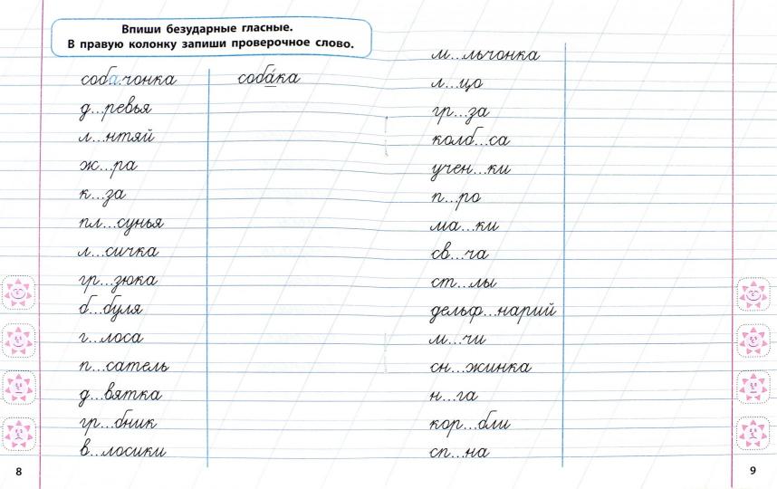 Русский язык. 1 класс. Развиваем навыки грамотного письма