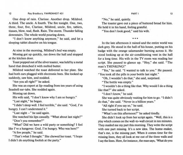 Брэдбери. 451 по Фаренгейту (Fahrenheit 451). КДЧ на английском языке. Уровень В1. Серия "Abridged & Adapted"