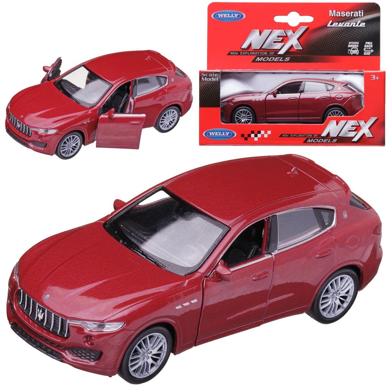 Eh bien. Machine 1:38 "Maserati Levante" paru. мех., цвет в ассорт. art.43739W