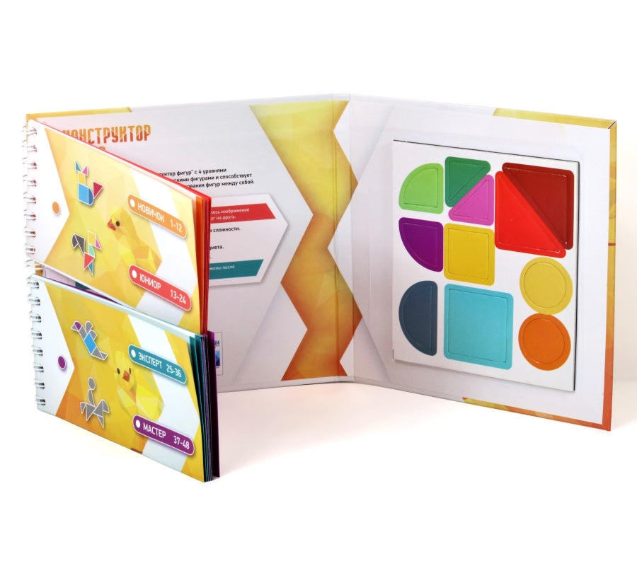ДК.Игра магнитная IQ головоломка "Конструктор фигур" арт.02864 /50