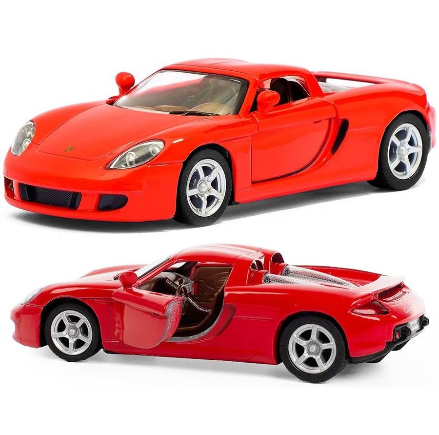 Kinsmart. Модель арт.КТ5081/1 "Porsche Carrera GT" 1:36 (красная) инерц.
