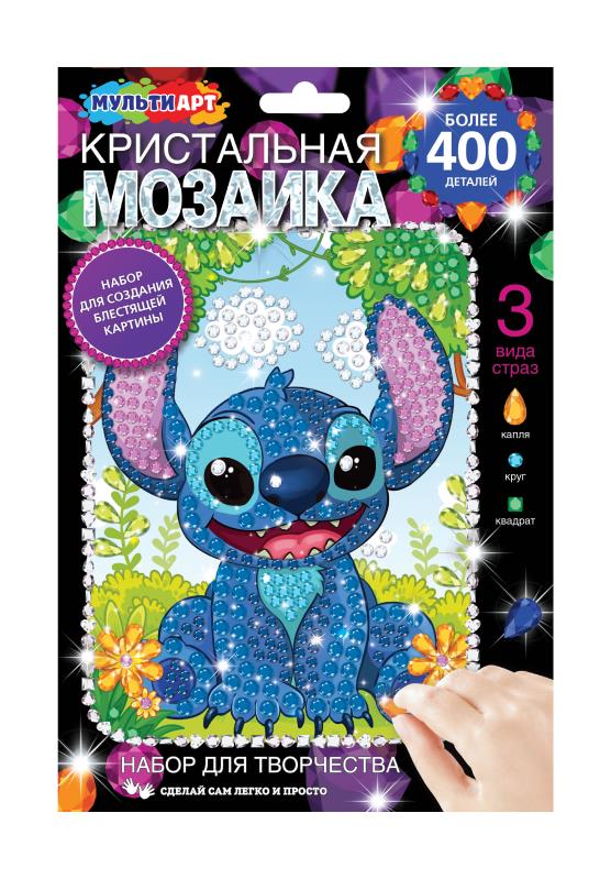 Кристальная мозаика 17х23 см лило и стич МУЛЬТИ АРТ в кор.100шт