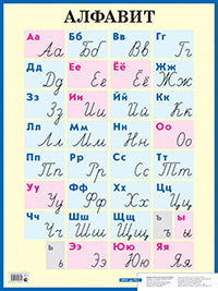 Алфавит. Печатные и рукописные буквы. Наглядное пособие для начальной школы
