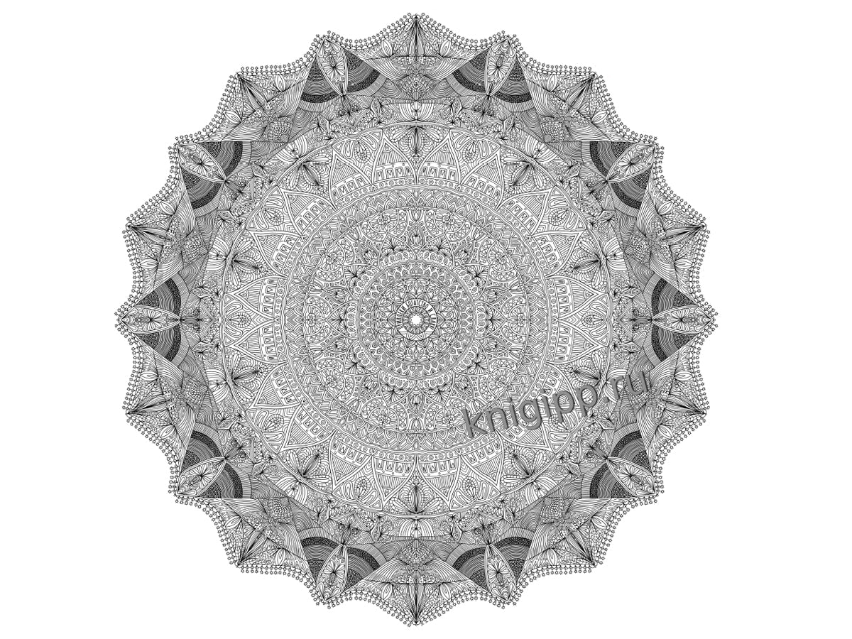 Gatto Rosso. НАПОЛЬНАЯ КРУГЛАЯ РАСКРАСКА. mandala bogatstva et uspeha