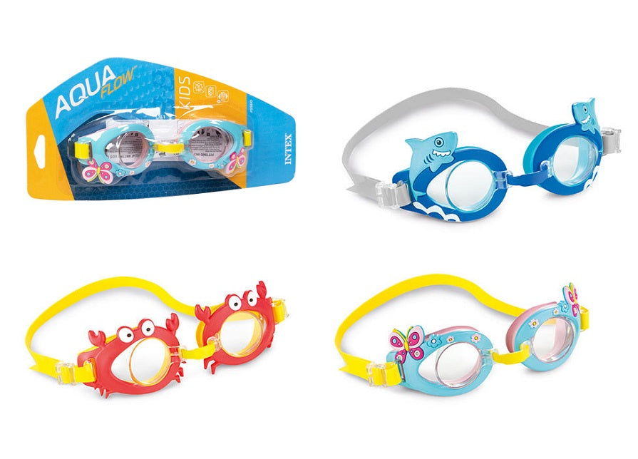 Intex. Очки для плавания 3-8 лет, 3 цвета, арт.55610