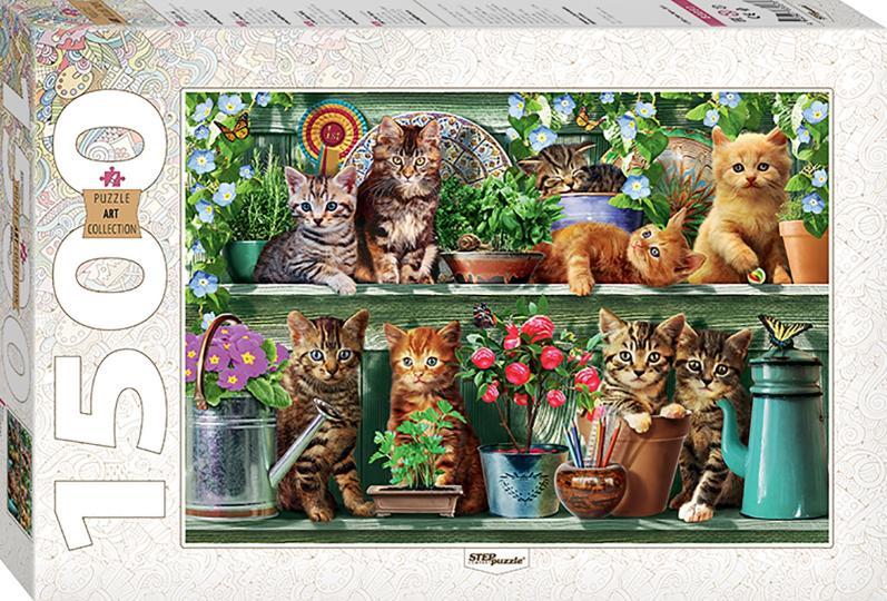 83057 Mosaïque "puzzle" 1500 "Котята"