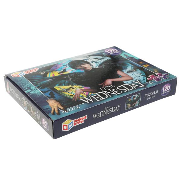 J'adore mercredi. Пазл классический в кор. 120 pièces. 180х130х25mm. Умные игры в уп.8шт в кор.8уп