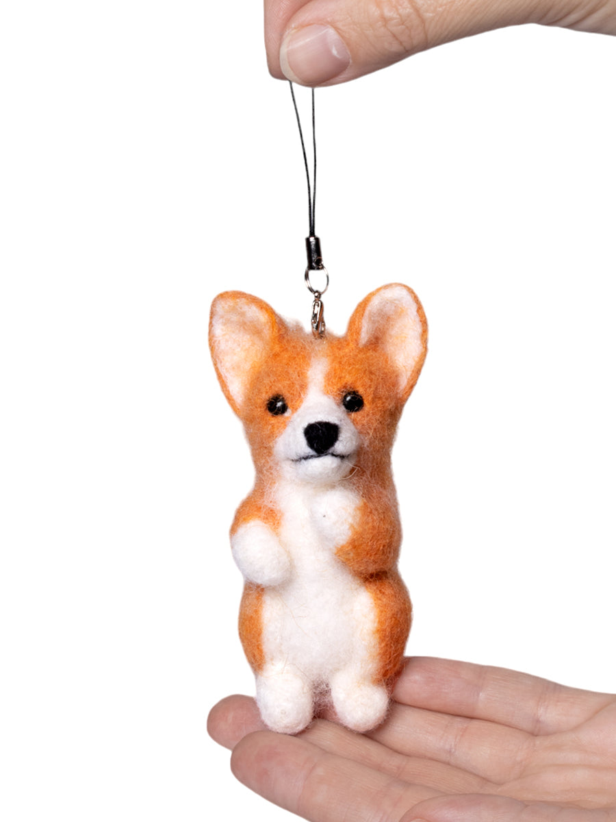 Набор для творчества. Валяние из шерсти. Bracelet "Corgi"