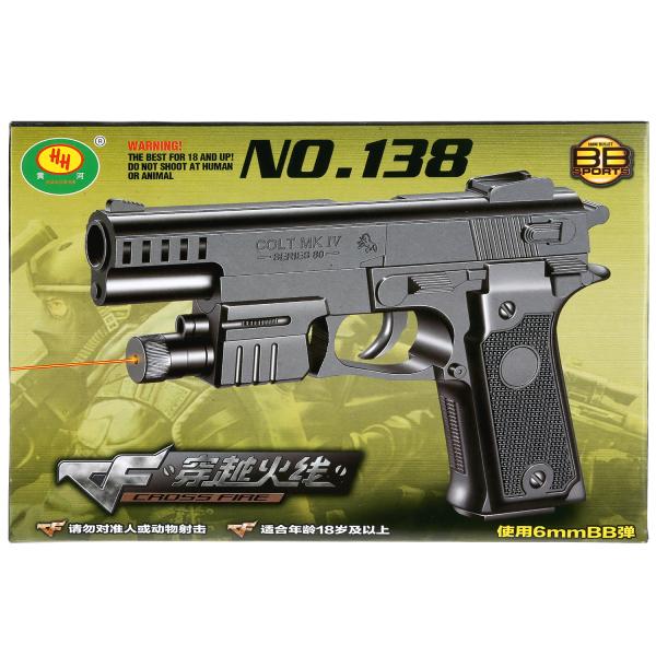 Pistolet (п) avec laser. прицелом 138A в кор. en cor.96шт