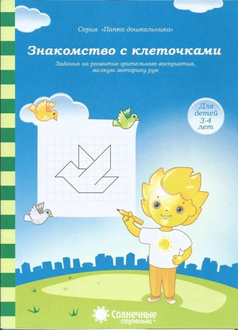 Солнечные ступеньки Знакомство с клеточками Зрительное восприятие, мелкая моторика рук