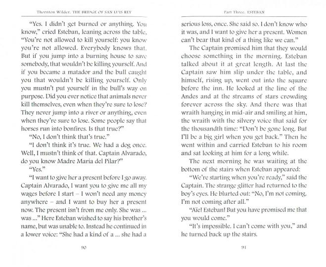 Уайлдер. Мост короля Людовика Святого (Le Pont de San Luis Rey). Книга для чтения на английскийийском языке
