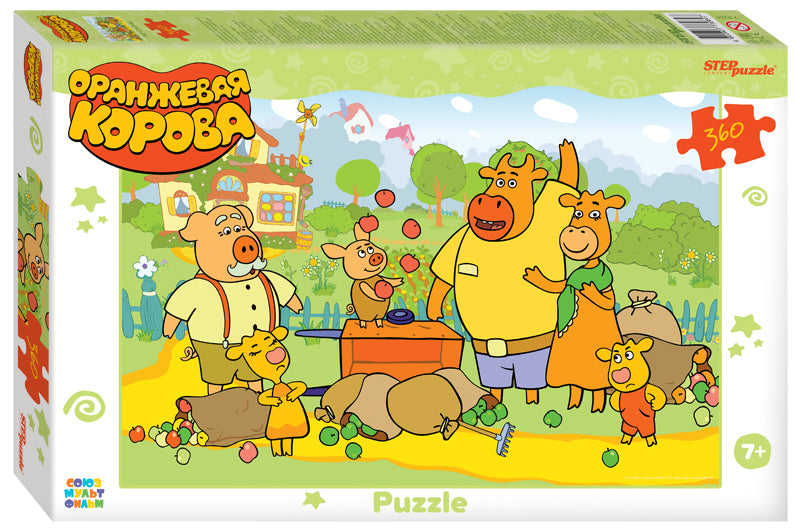 73084 mosaïque "puzzle" 360 "Оранжевая корова" (С/м)