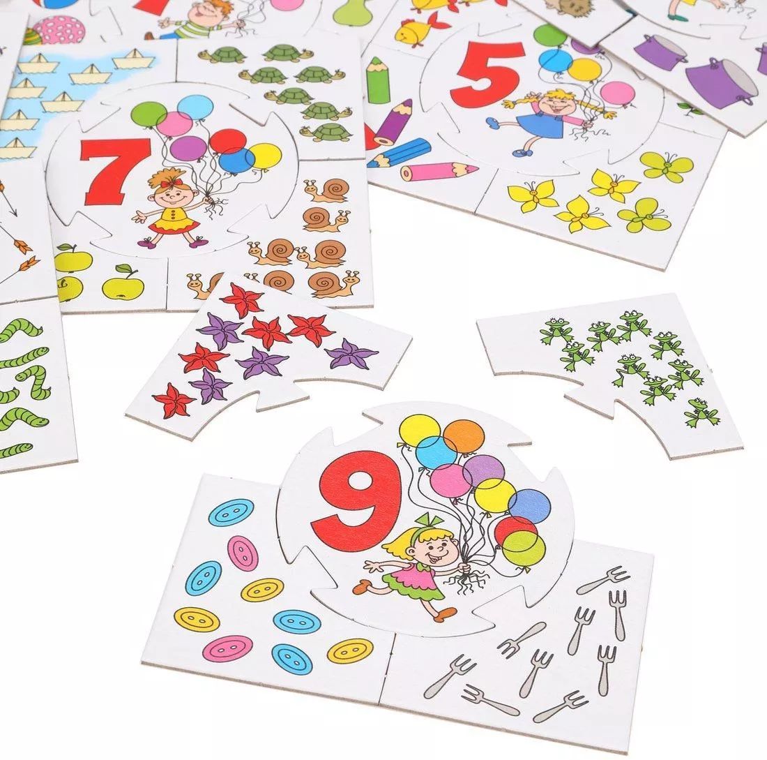 ЦИФРЫ. НАСТОЛЬНАЯ ИГРА СЕРИИ "УЧИСЬ, ИГРАЯ!" (М/Г) 00062 в уп.10шт