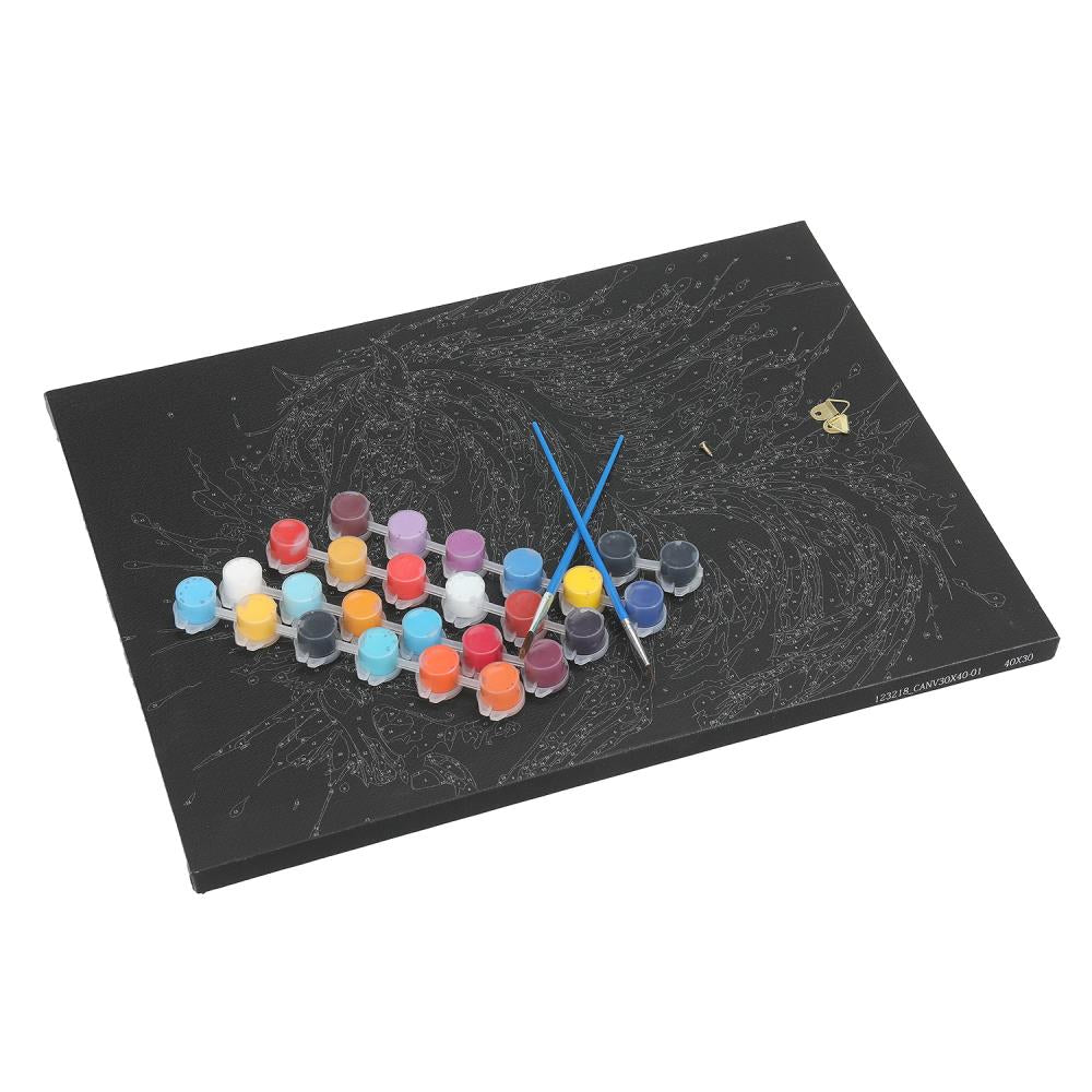Étui en bois noir avec numéro 30*40 cm pour le téléphone portable en cor.24 pouces