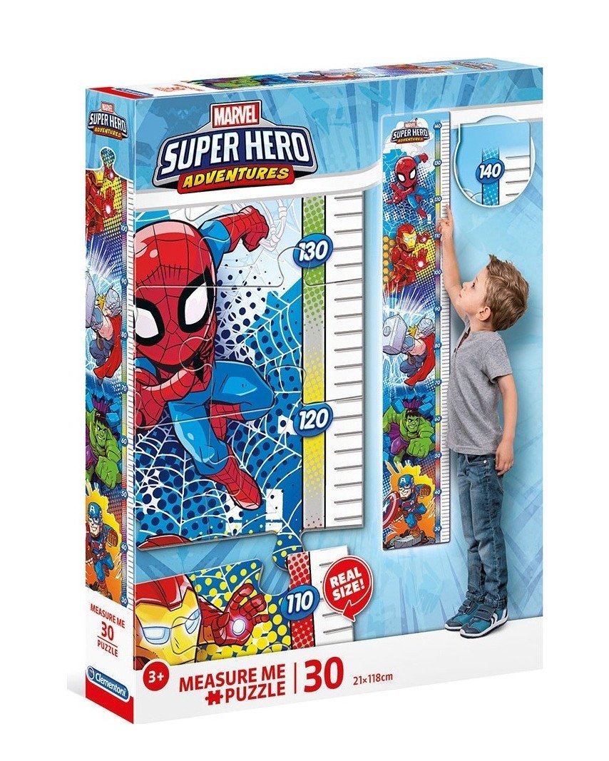 Clémentoni. Пазл 30 art.20337 "Измерь меня. Marvel Супергерой"