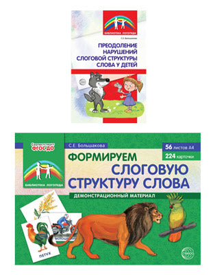 Формируем слоговую структуру слова (complexe : matériel de démonstration + méthode de travail + tableau d'informations)