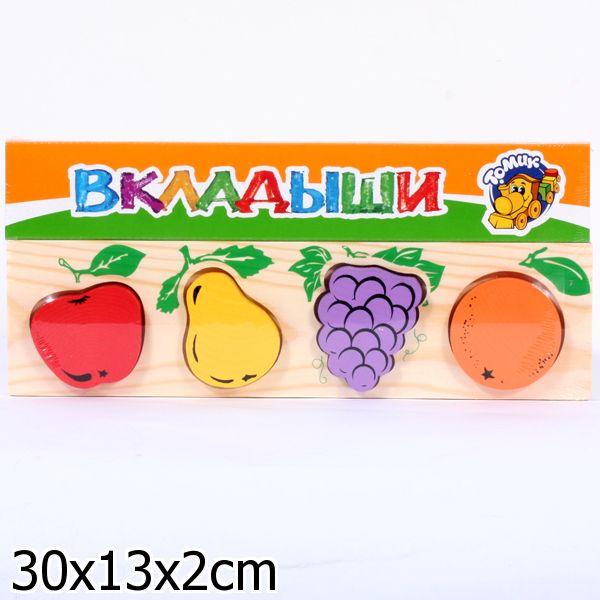 Доска-вкладыш Томик "Фрукты" art.372-3 /15