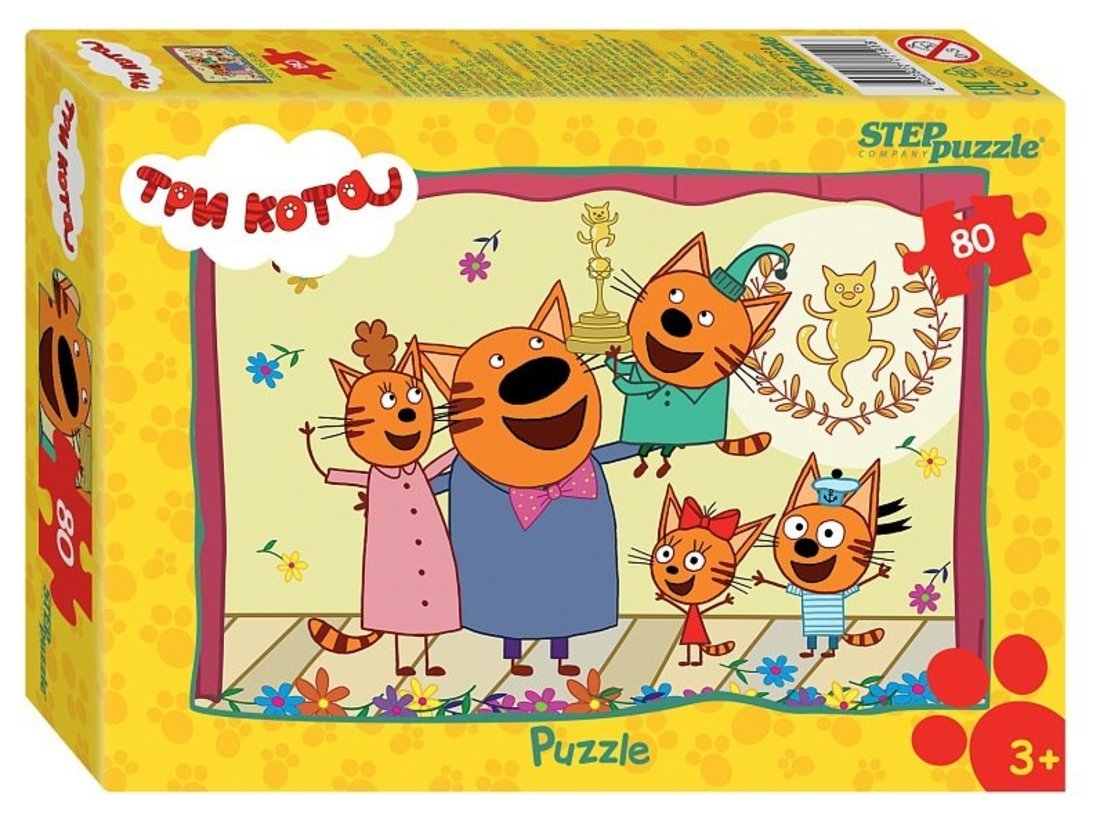 77191 Mosaïque "puzzle" 80 "Мультгерои - 2" assortis