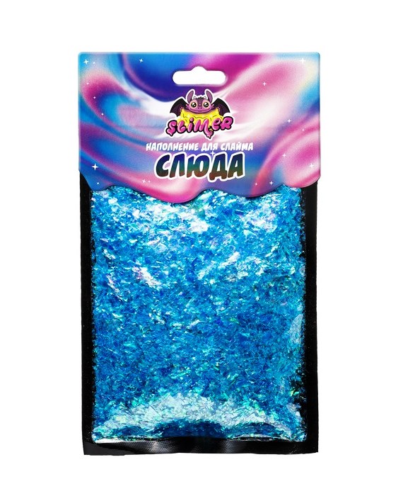 Наполнение для слайма ТМ "Slimer" "Слюда" голубая (art.SSS30-29)