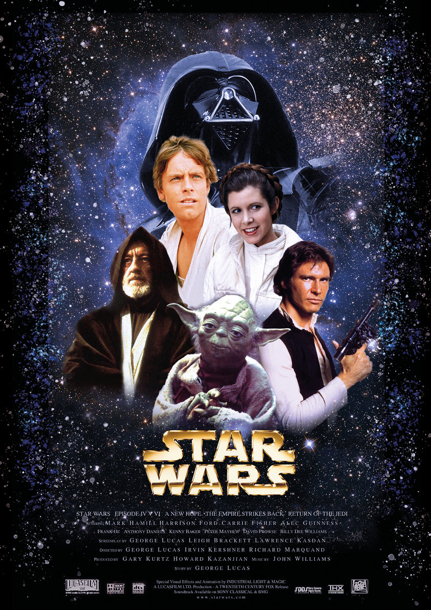Affiche. Cinéma. Звездные войны. Format A3.